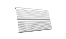 ЭкоБрус 0,345 Gofr Grand Line 0,5 Satin с пленкой RAL 9003 сигнальный белый