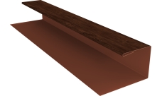 Планка П-образная Экобрус Grand Line 0,45 Print Elite Cherry Wood TwinColor (2м)