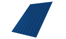 Профнастил С10A 0,45 PE RAL 5005 сигнальный синий