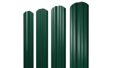 Штакетник Twin фигурный 0,4 PE RAL 6005 зеленый мох