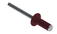 Заклёпка вытяжная Daxmer 3,2х8 RAL 3005 (20х1000шт) ал/ст