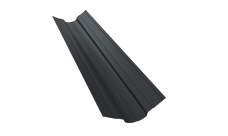 Планка ендовы верхней фигурной 70х70 Grand Line 0,5 PurLite Matt RAL 7016 антрацитово-серый (3м)