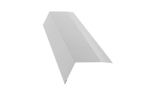 Планка карнизная 100х65 Grand Line 0,45 PE-Double с пленкой RAL 9003 сигнальный белый (3м)