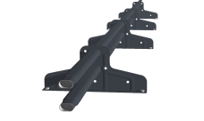 Снегозадержатель Стандарт Т4 d 40х20 RAL 7024 (3м) оцинкованный