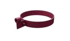 Хомут трубы Слим ПВХ Grand Line бордо (RAL 3005)