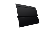 Квадро брус Grand Line 0,45 PE с пленкой RAL 9005 черный