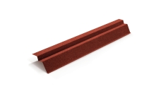 Планка карнизная для композитной черепицы Metrotile красный (1,355м)
