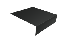 Планка лобовая/околооконная простая 190х50 0,45 Drap RAL 7016 антрацитово-серый (2м)