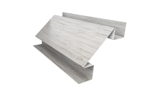 Планка угла внутреннего сложного Экобрус Grand Line 0,45 Принт Элит Снежное дерево TwinColor (2м)