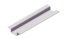 Профиль вертикальный основной П-обр. AR ВО90х20х20х1,2 КР