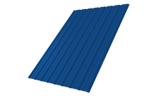 Профнастил С10B 0,5 Satin RAL 5005 сигнальный синий