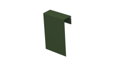 Соединительный профиль фибросайдинга 0,5 Satin Matt TX RAL 6020 хромовая зелень (3м)