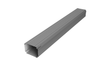 Труба гофрированная Vortex Lite 76х102х1000мм PE RAL 7004 сигнальный серый