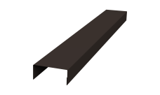 Крышка 30х15 жалюзи Texas 0,45 Drap-double TX RR 32 темно-коричневый (2,5м)