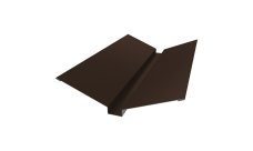 Планка ендовы верхней 115х30х115 Grand Line 0,45 Drap TR RAL 8017 шоколад (2м)