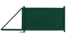 Ворота откатные Estet 2,0х3,5 RAL 6005