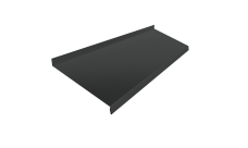 Отлив простой 250 Grand Line 0,5 Velur X RAL 7016 антрацитово-серый (2м)