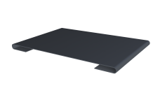 Планка стыковочная Grand Line 0,45 Drap-double TX RAL 7024 мокрый асфальт (2м)