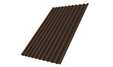 Профнастил С21R Grand Line 0,4 PE-Matt-Double RAL 8017 шоколад