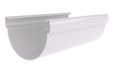 Желоб Дизайн 135 ПВХ Grand Line 1,5м белый (RAL 9003)