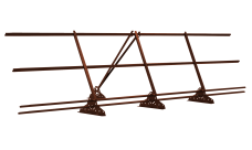 Ограждение кровельное со снегозадержателем Grand Line 0,9х3м RAL 8004