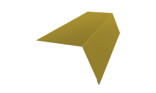 Планка карнизная широкая 100х85 Grand Line 0,45 PE с пленкой RAL 1018 цинково-желтый (2м)