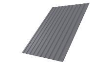 Профнастил С8A v01 0,45 Drap TX с пленкой RAL 7004 сигнальный серый