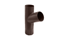 Тройник трубы New,100 мм Matt RAL 8017