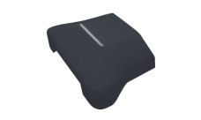 Крышка RAL 7024