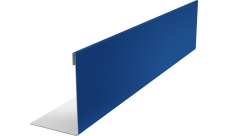 Нащельник 25х35 для забора жалюзи к ламели 125 Texas Grand Line 0,45 PE RAL 5005 сигнальный синий (L1,5)