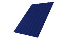Профнастил С10R 0,45 PE с пленкой RAL 5002 ультрамариново-синий