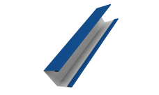 Крышка жалюзи Milan Slim 0,5 Satin RAL 5005 сигнальный синий (2,5м)