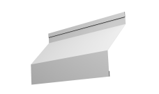 Ламель забора жалюзи Milan new 0,45 PE с пленкой RAL 9003 сигнальный белый