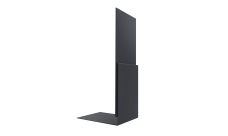 Планка приемная оконная Grand Line 0,5 Velur X RAL 7024 мокрый асфальт (2м)