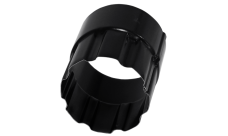 Соединитель трубы Grand Line ПУ матовый 90мм RAL 9005 черный