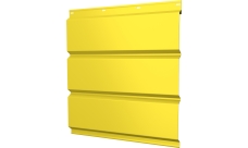 Софит металлический Классик v01 Grand Line без перфорации 0,45 PE с пленкой RAL 1018 цинково-желтый