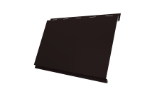 Софит металлический Вертикаль классик Grand Line 0,5 PurPro матовый с пленкой RAL 9005 черный