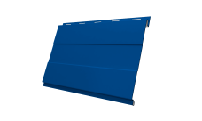 Вертикаль 0,2 prof Grand Line 0,5 Satin с пленкой RAL 5005 сигнальный синий