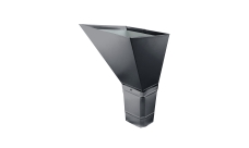 Воронка водосборная прямоугольная Vortex Matt 127мм RAL 7024